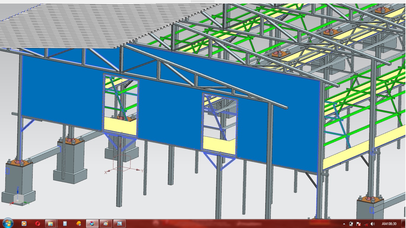 农场大棚仓库模型3D图纸 UG格式